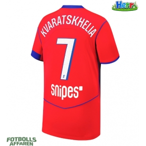 Paris Saint-Germain Khvicha Kvaratskhelia #7 Tredje Tröja 2025-26 Kortärmad